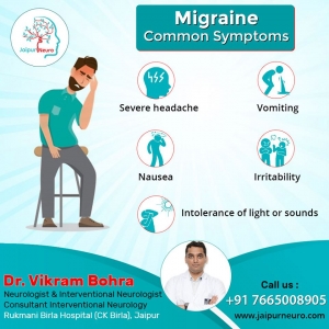 Get Migraine Treatment by the Neurologist in Jaipur.